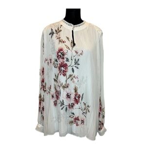 WHBM pleaded blouse